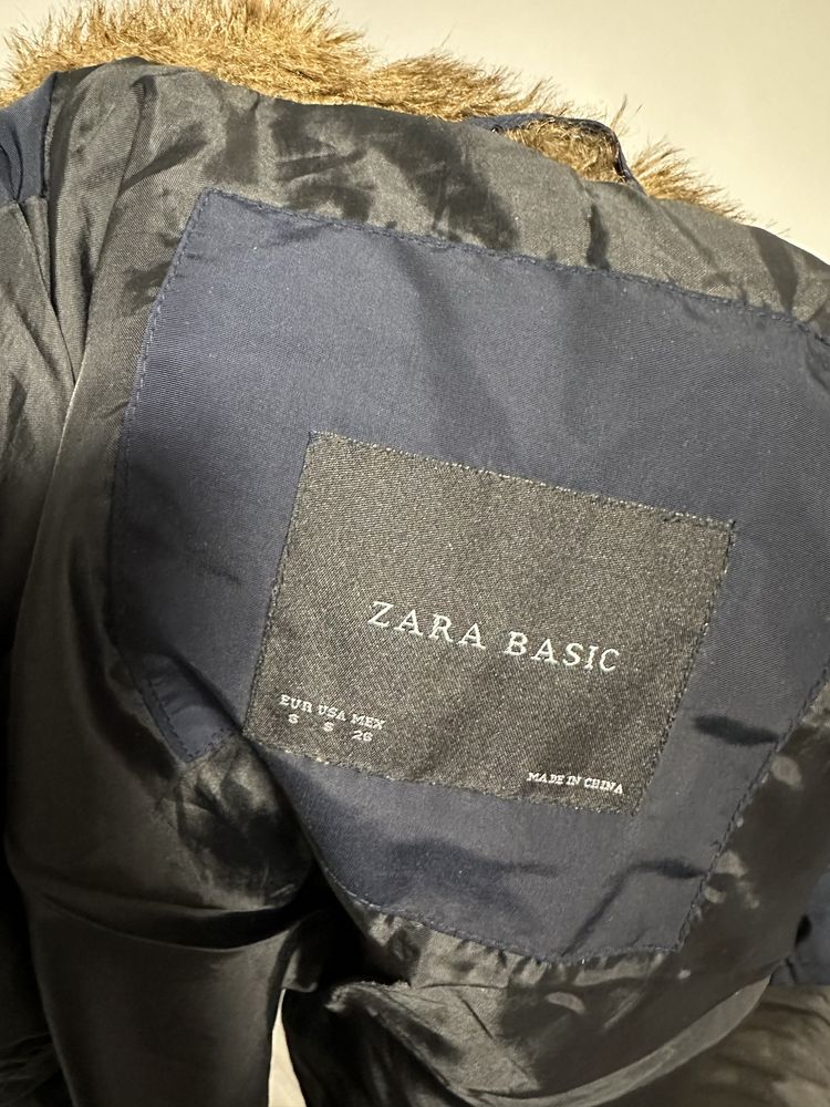 Куртка пуховик Zara S