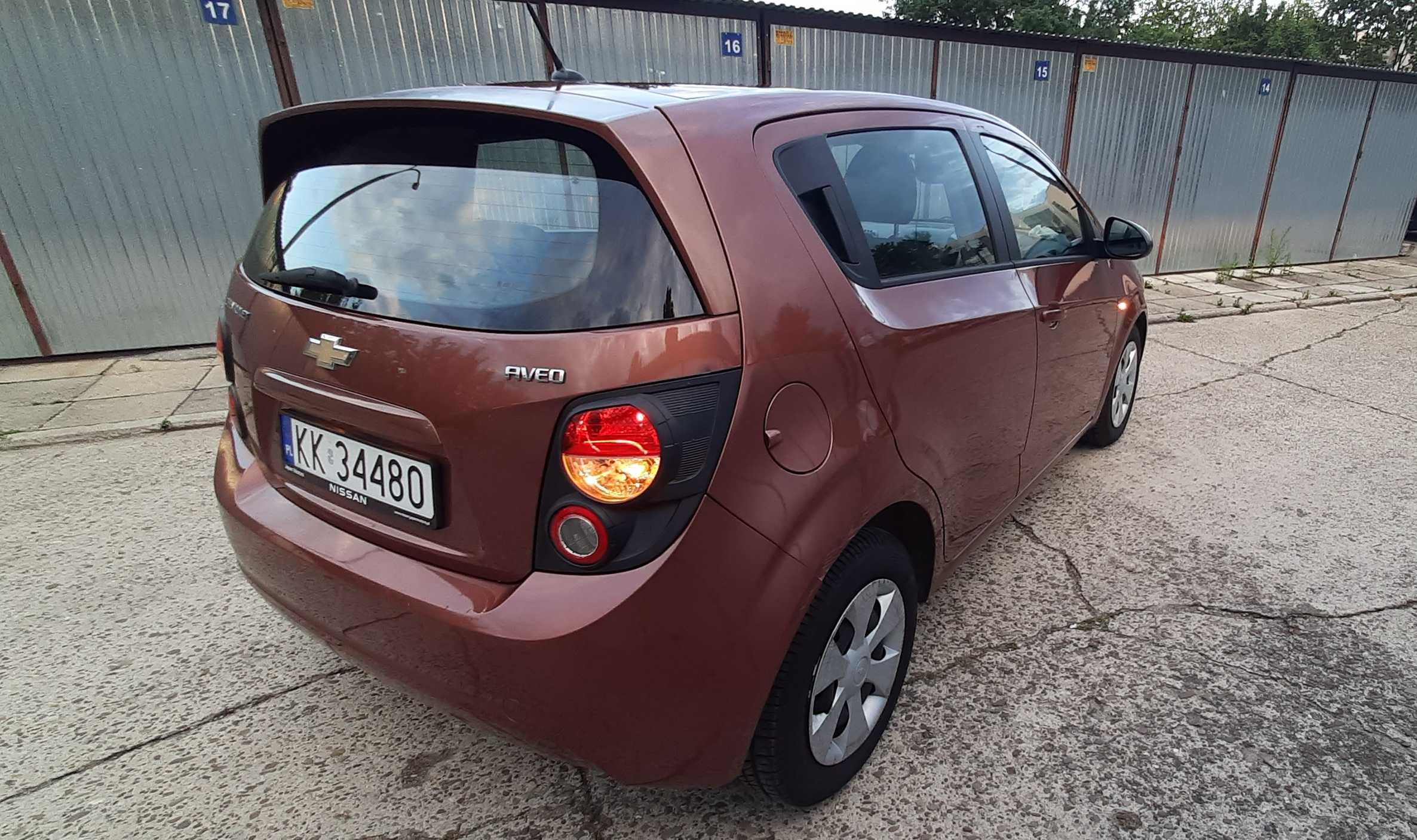 Chevrolet Aveo t300 1.2 86 KM niski Przebieg