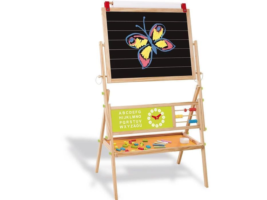 Playtive Dwustronna Tablica Edukacyjna Czerwona