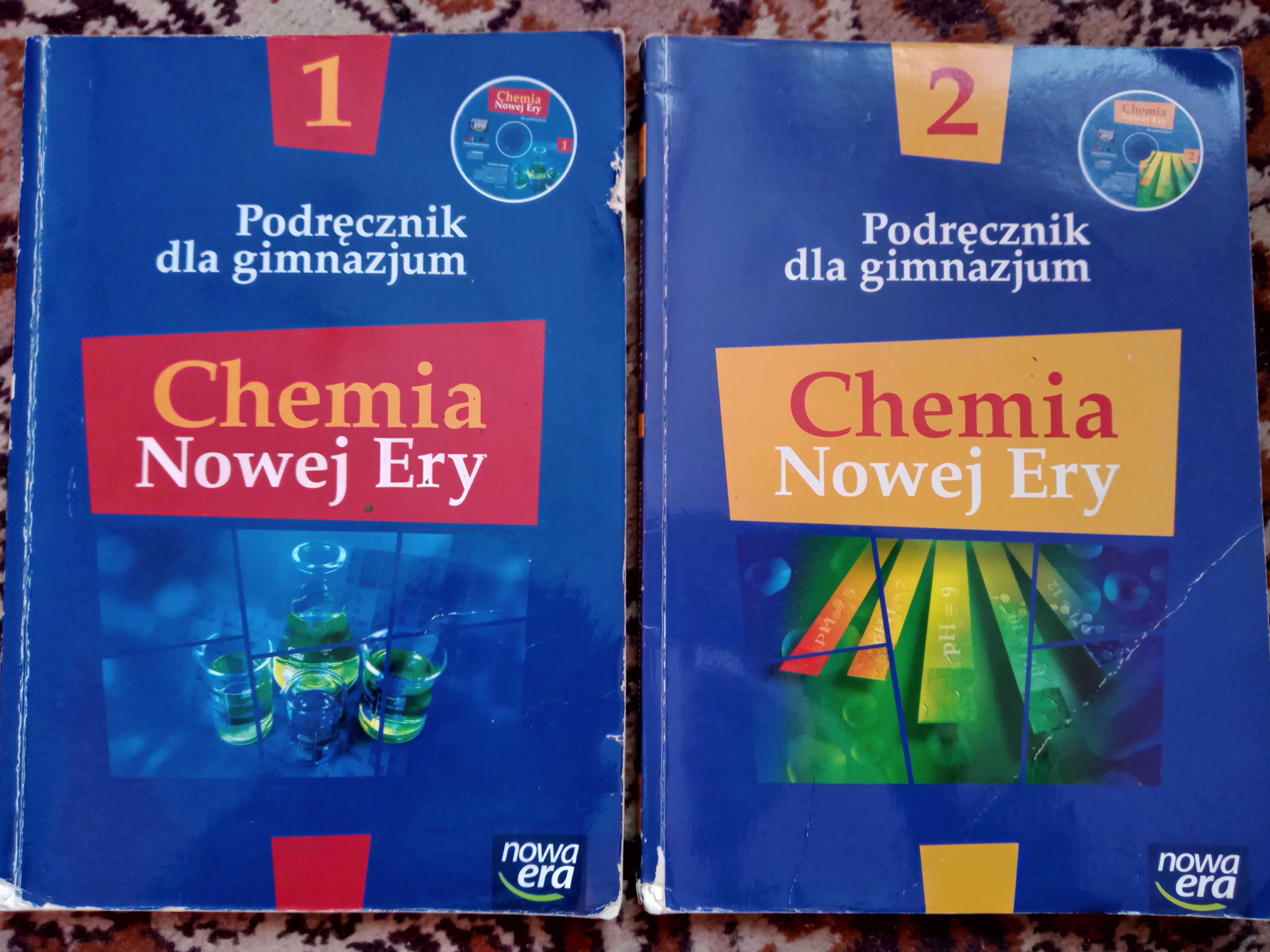 Chemia Nowej Ery 1, 2 Podręcznik dla gimnazjum. Płyty CD. Kulawik