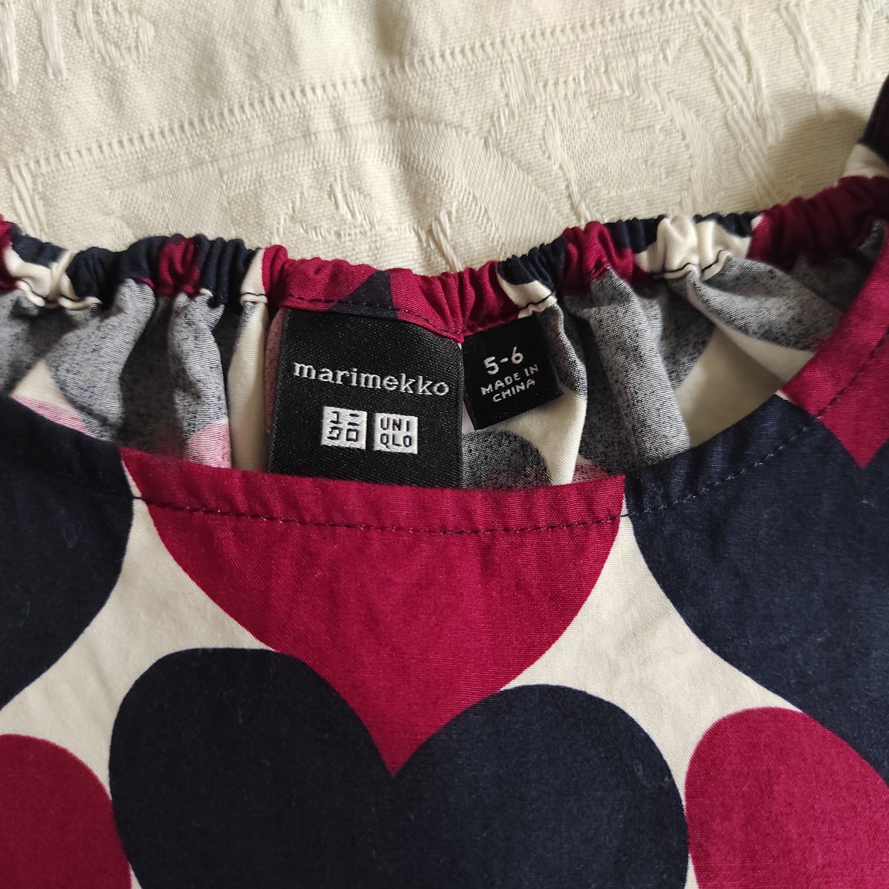 Платье Uniqlo 5-6-7 лет, сарафан для девочки, летнее, хлопок