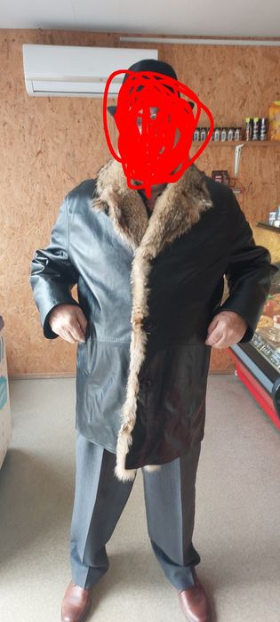 Кожана куртка xl-xxl.Нова