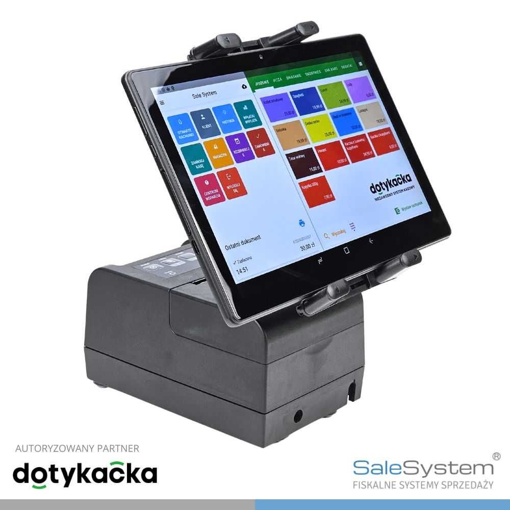 System POS tablet 10 cali z drukarką fiskalną Elzab Terminal płatniczy