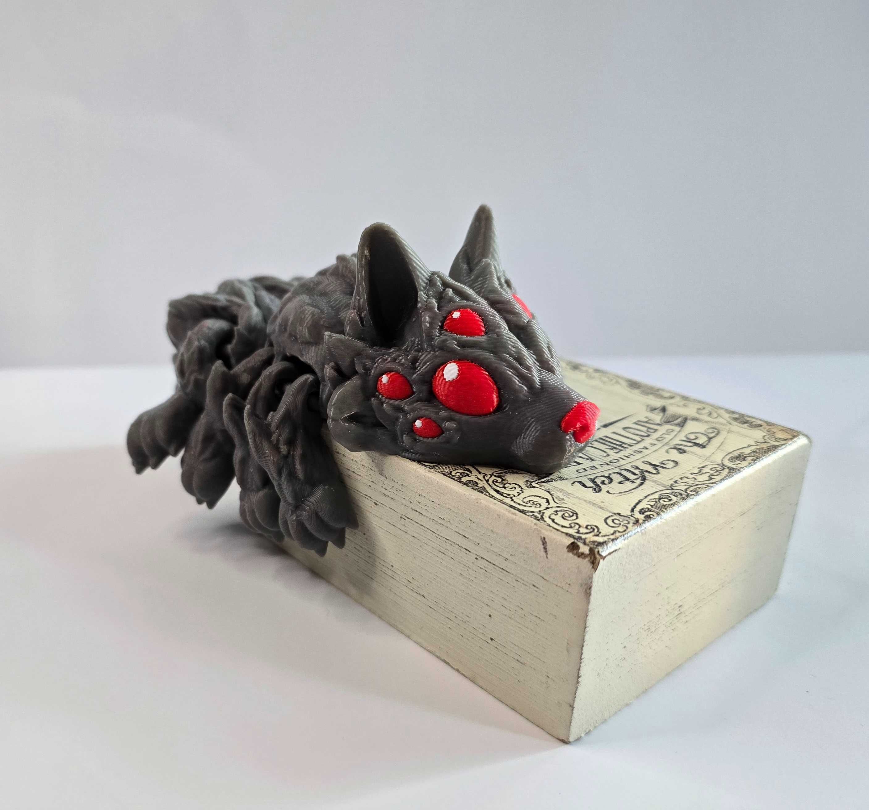 Wilkopająk — ruchoma figurka wilka-pająka, rozm. XL — Druk 3D