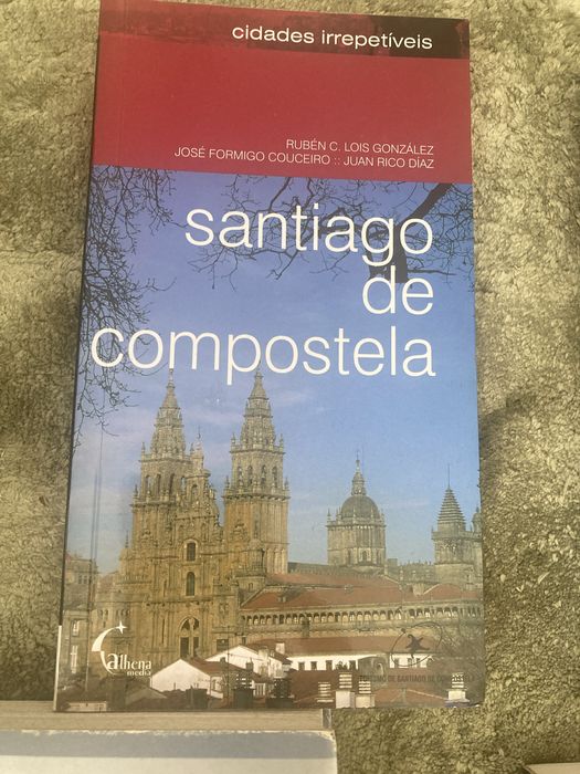 Vários livros sobre Caminho de Santiago