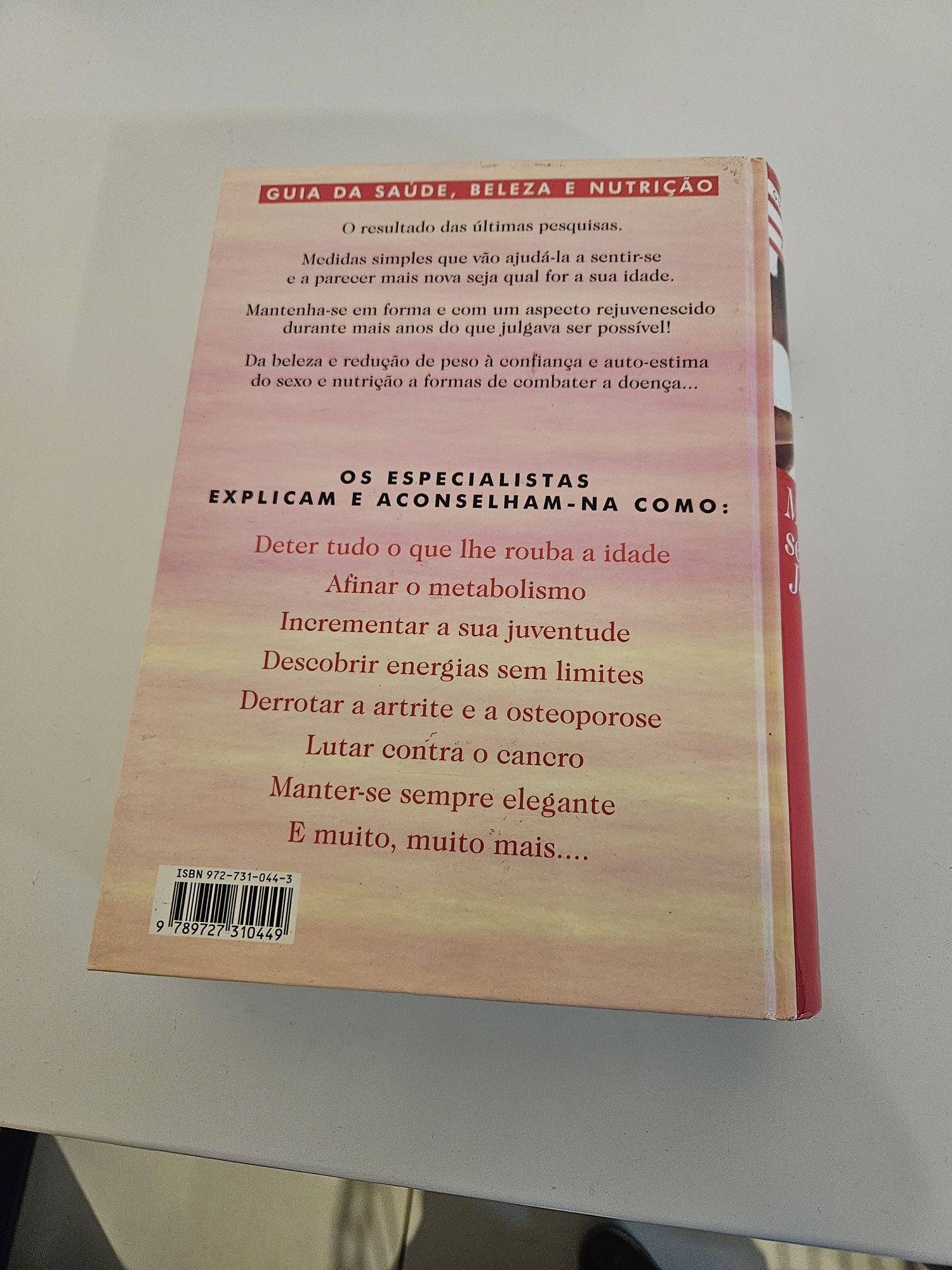 Livro - MULHER Sempre JOVEM - Guia de Saúde, Beleza e Nutrição (novo)