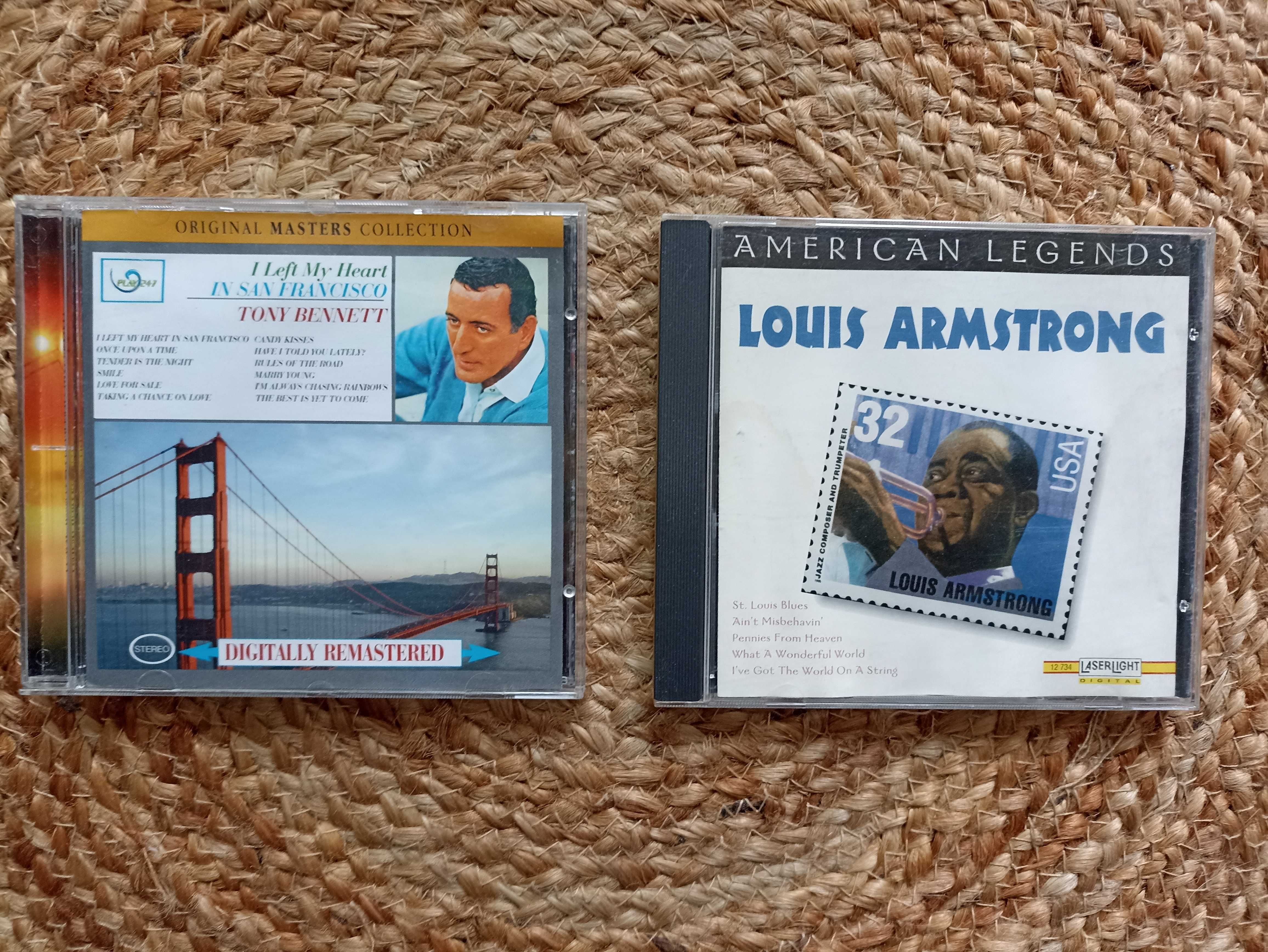Zestaw 2 płyty CD Louis Armstrong Tony Bennett