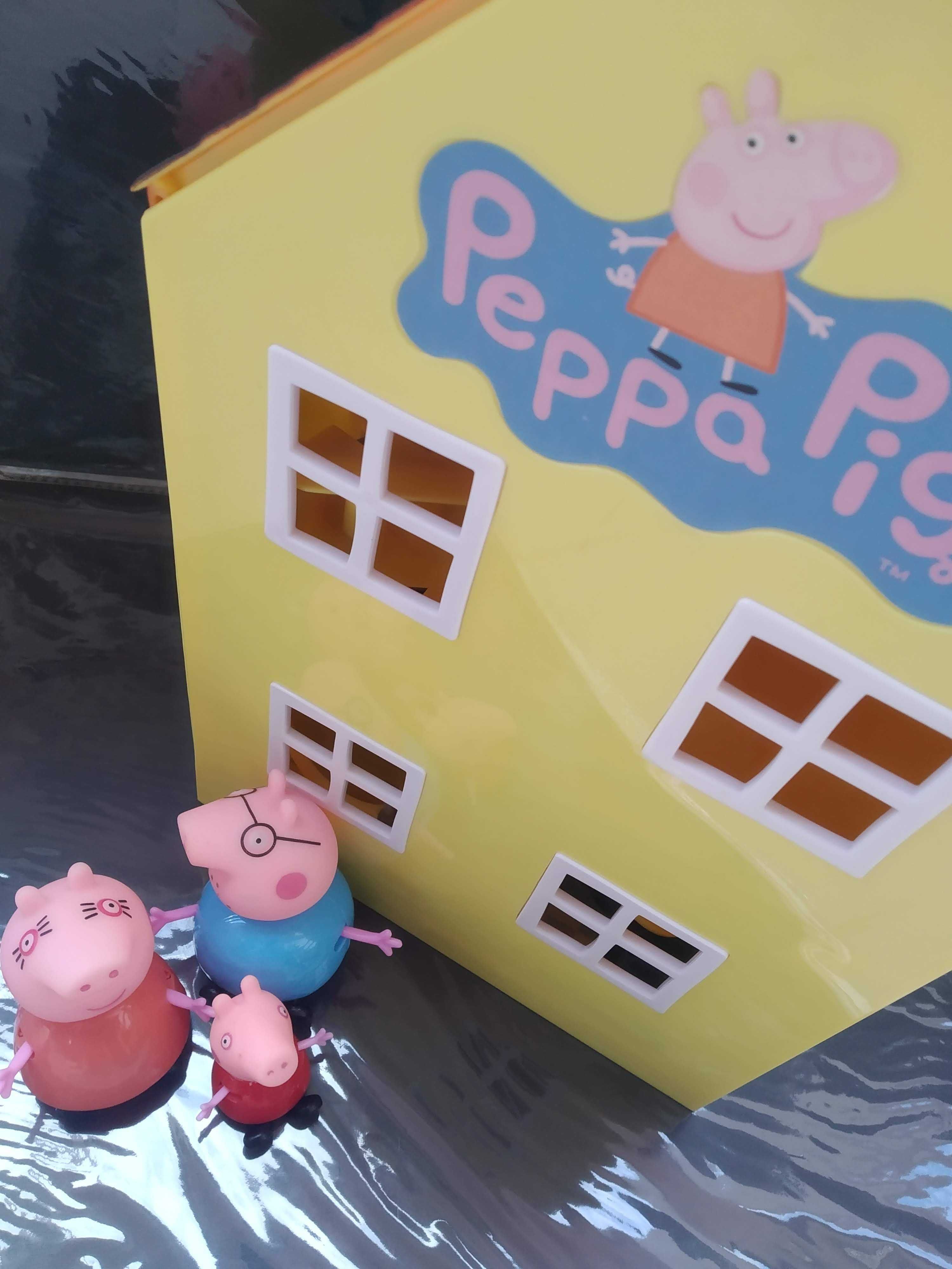 Casa bonecas equipada Peppa Pig personagens mobília (Porquinha Peppa)