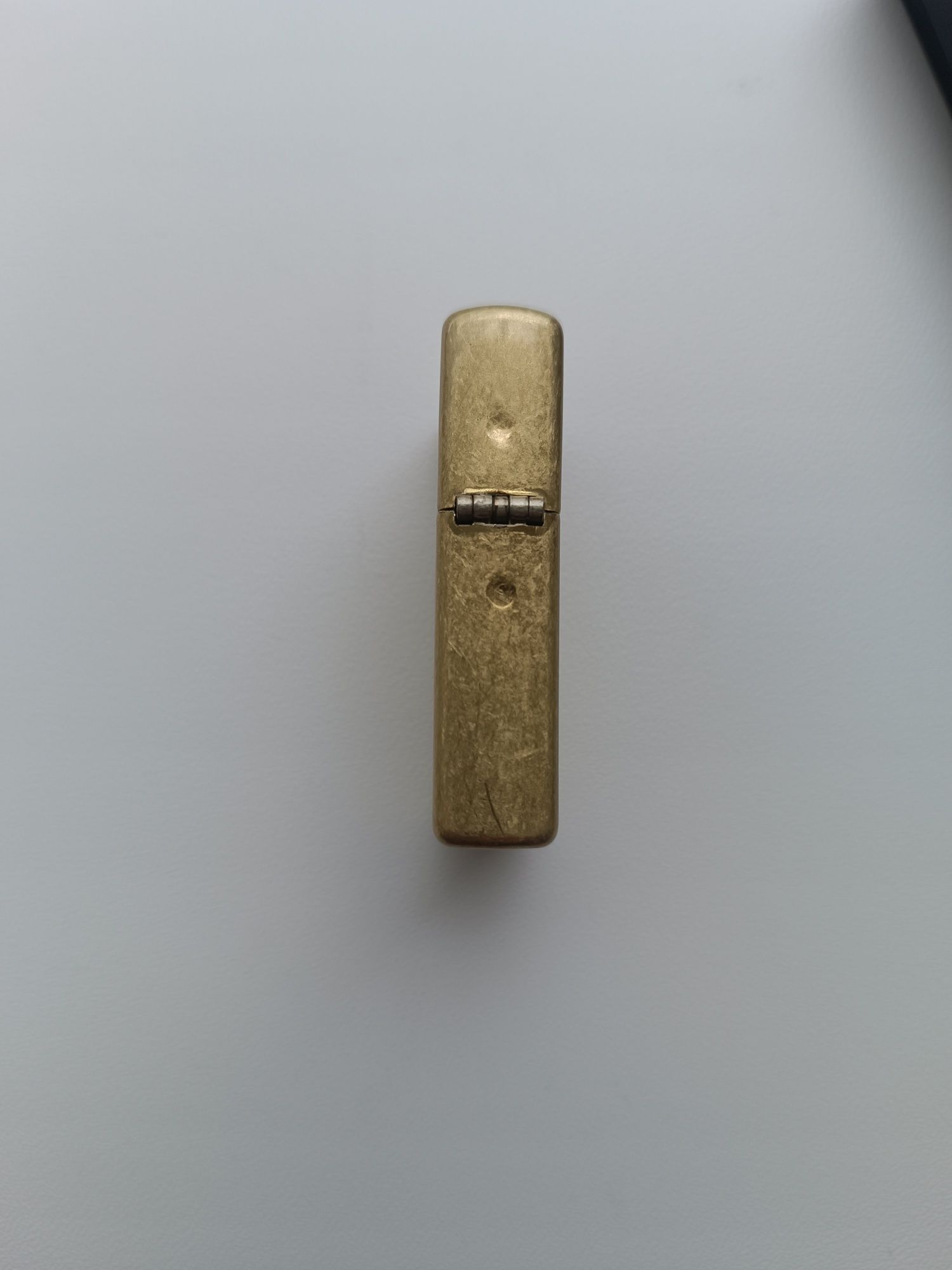 Запальничка Zippo regular street Brass, втулка, чохол, кремній
