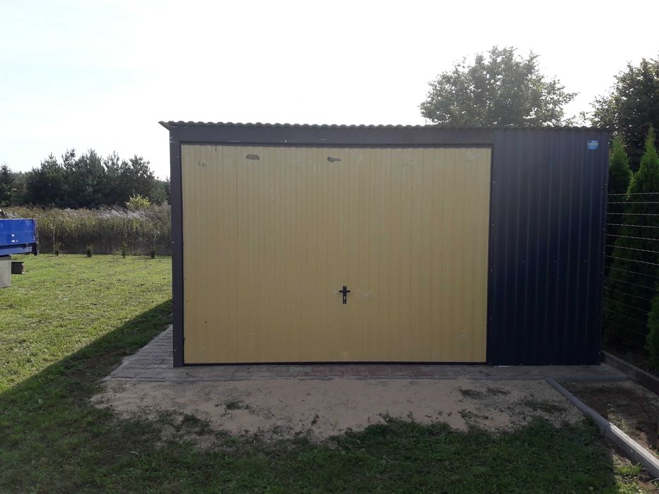 Garaz blaszany 4 x 6 blaszak