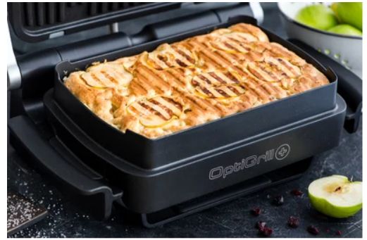 Електрогриль притискний Tefal OptiGrill+ XL GC724D12 з випічкою