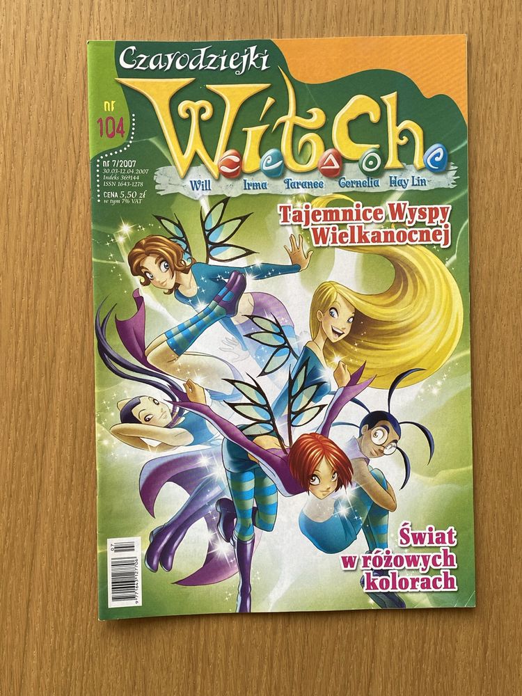 W.I.T.C.H. komiks, czasopismo, gazeta - nr 104