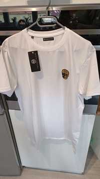 T-shirt męski PP rozmiar XXL biały