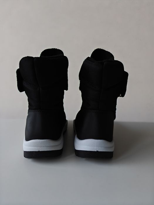 Śniegowce chłopięce ocieplane botki z elementami odblaskowymi