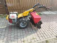 Siewnik z napędem do trawy , siew mechaniczny