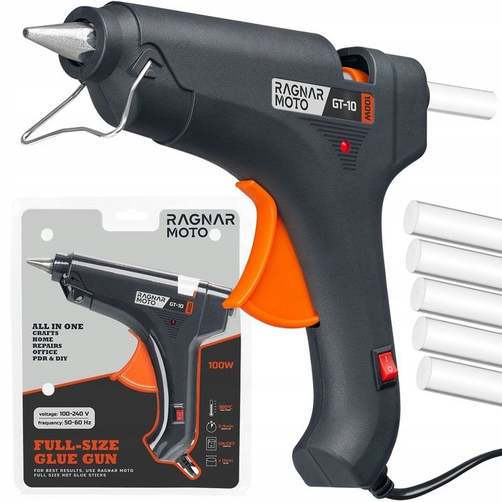 Pistolet Do Kleju Na Gorąco 100w + Wkłady Kleju 11x200