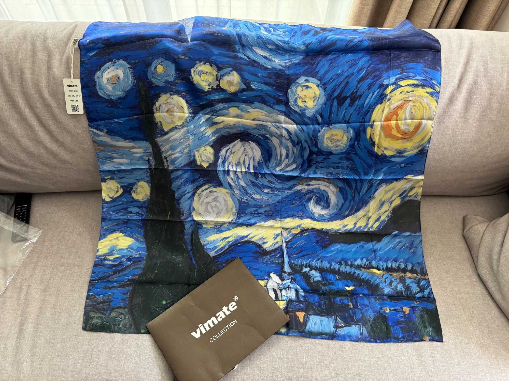 Oryginalna nowa chusta Vimate Vincent van Gogh The Starry Night