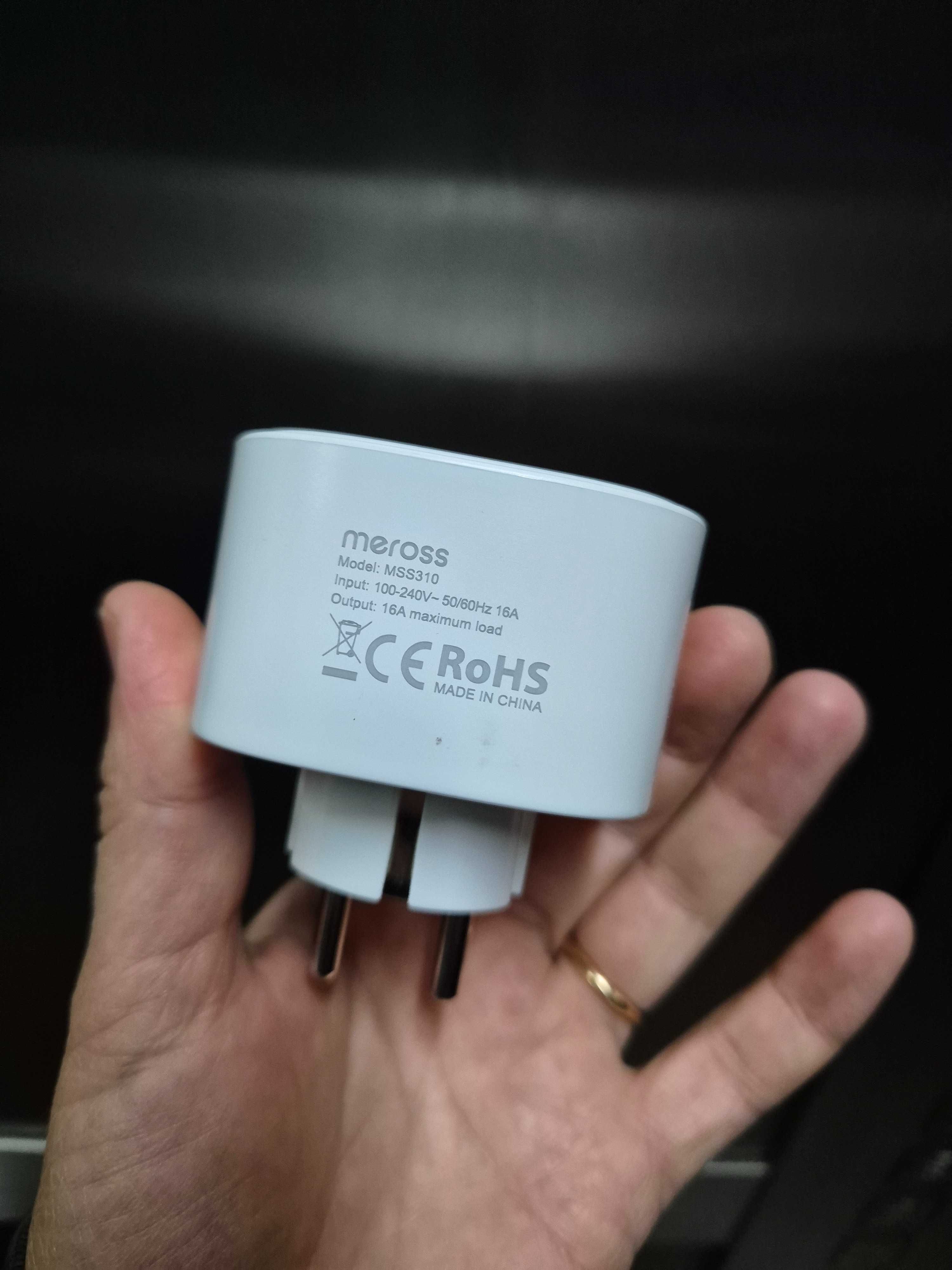 Meross Tomada inteligente medicao consumo Alexa Google Android ioS App
