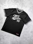 FUBU 05 czarna koszulka baseball jersey mesh XXL streetwear y2k rap