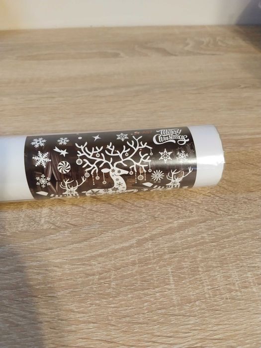Świąteczne naklejki ścienne Naklejki na szybę, szablon