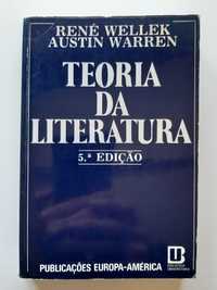 Vendo «Teoria da Literatura», de Wellek & Warren.