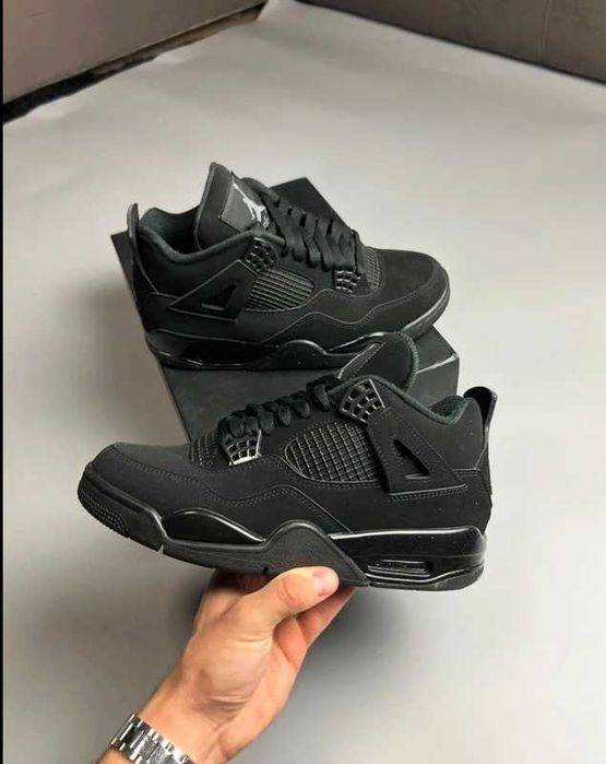 "Buty Trampki" Jordan_4_Retro_Black_Cat R.43