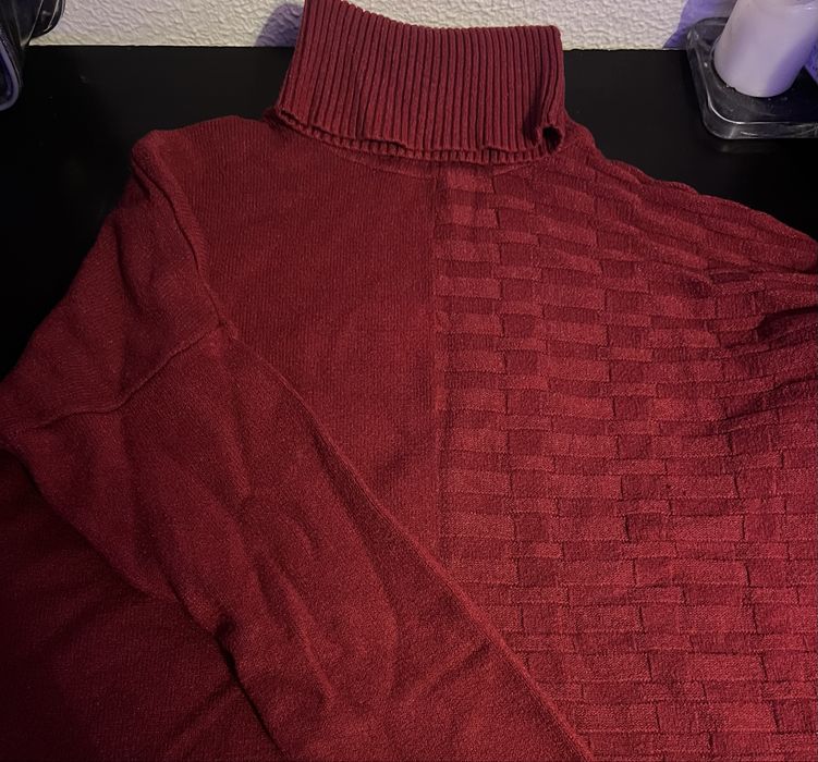 Camisola Vermelha Com Gola