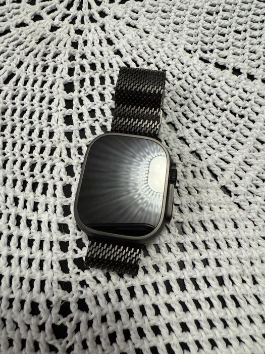 Apple Watch Ultra 2 Tytan Czarny bransoleta tytanowa M + trial