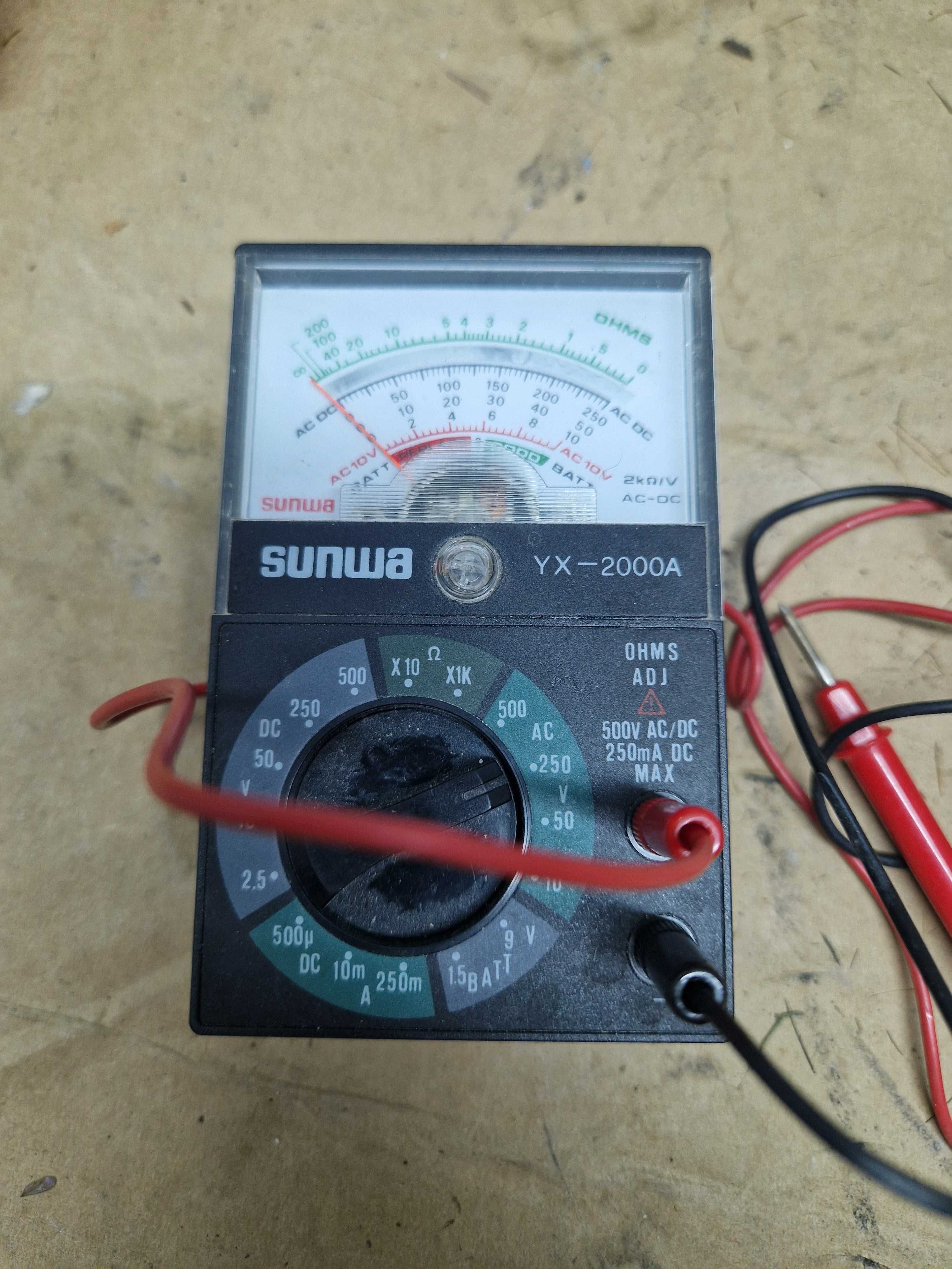 Multimetr analogowy stary PRL Sunwa yx-2000