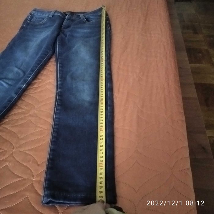 Теплые джинсы на флисе