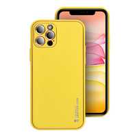 Etui Forcell Leather Case do iPhone 15 Pro Yellow