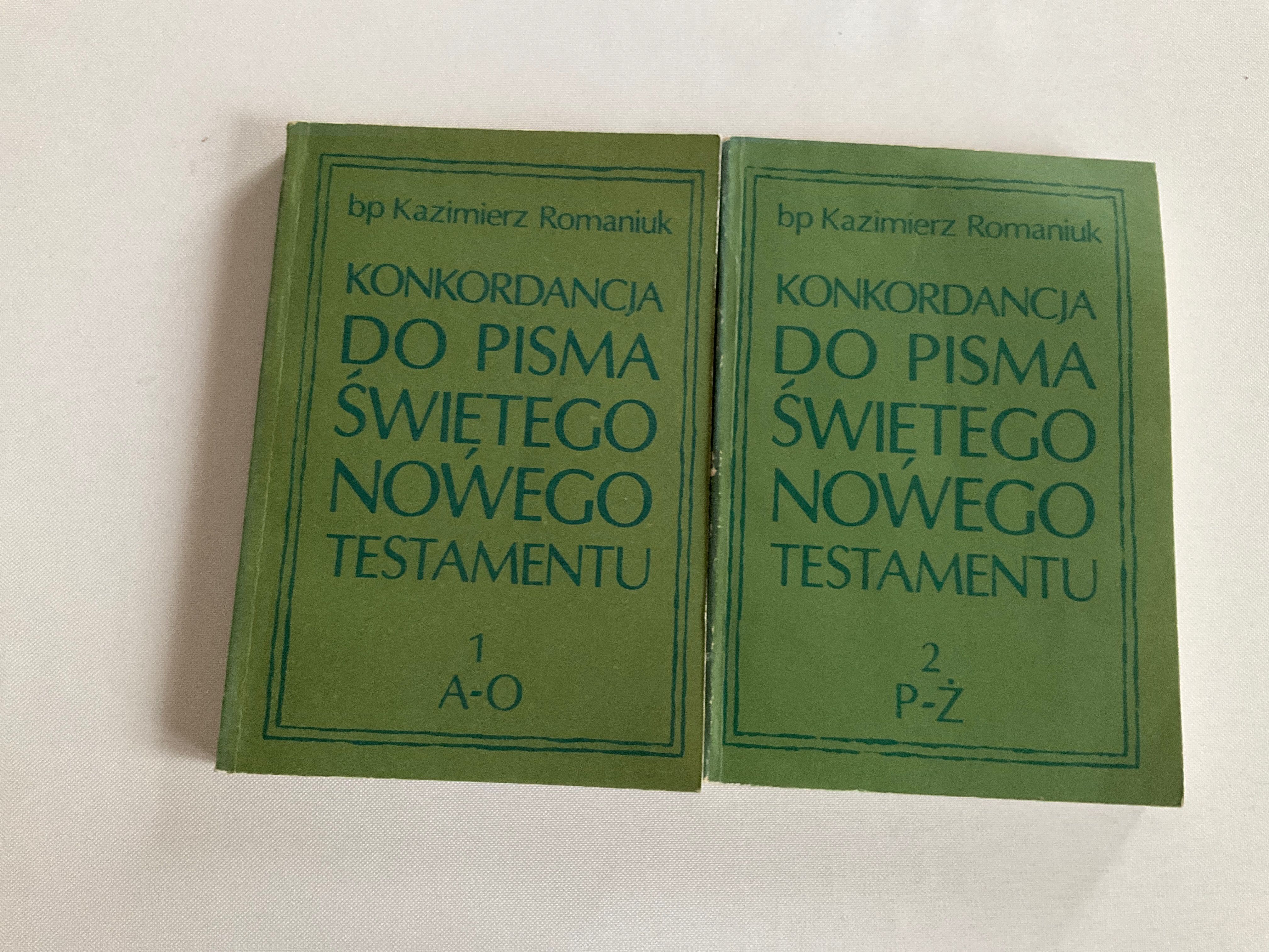 Konkordacja do Pisma Świętego Nowego Testamentu Tom 1 i 2 K. Romaniuk