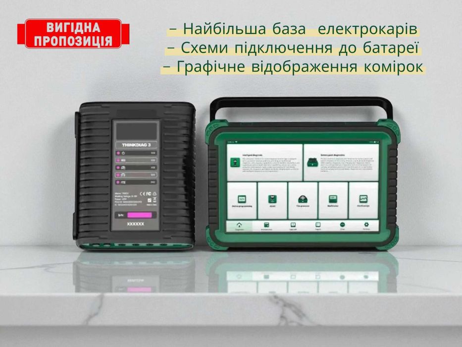 Супер Ціна! Найбільша база покриття Електрокарів сканер Thinkcar EVD