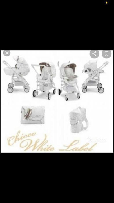 Conjunto Trio Chicco White Label Limited Edition