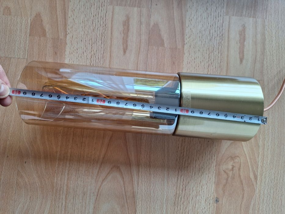 Żyrandol złoty lampa wisząca sufitowa