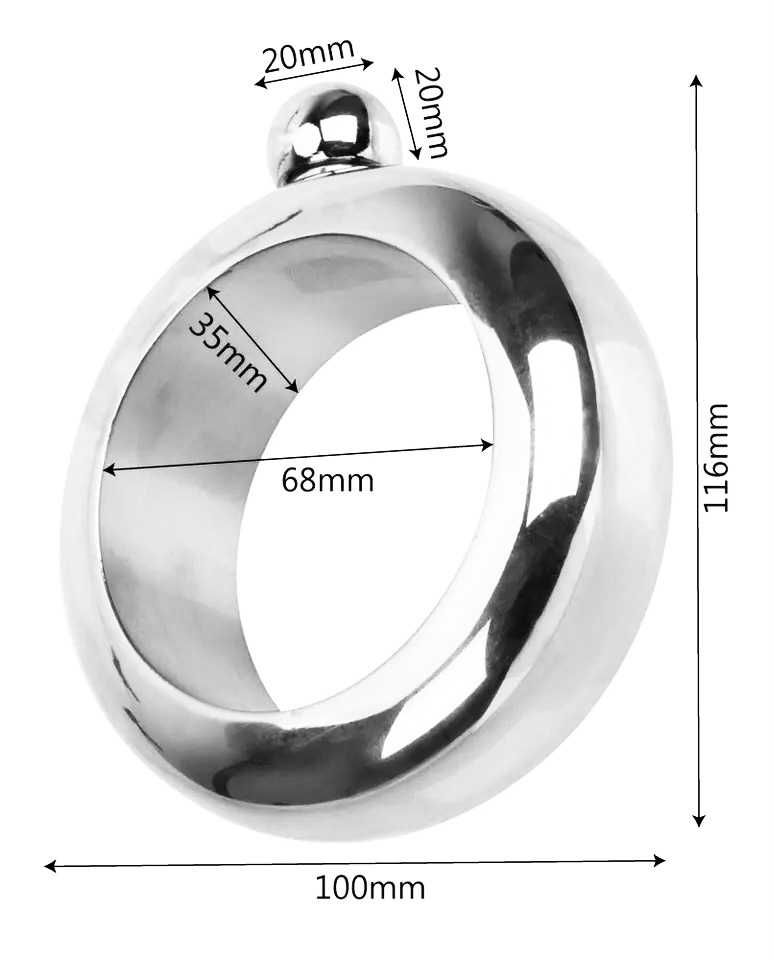 Элегантный браслет-фляга.