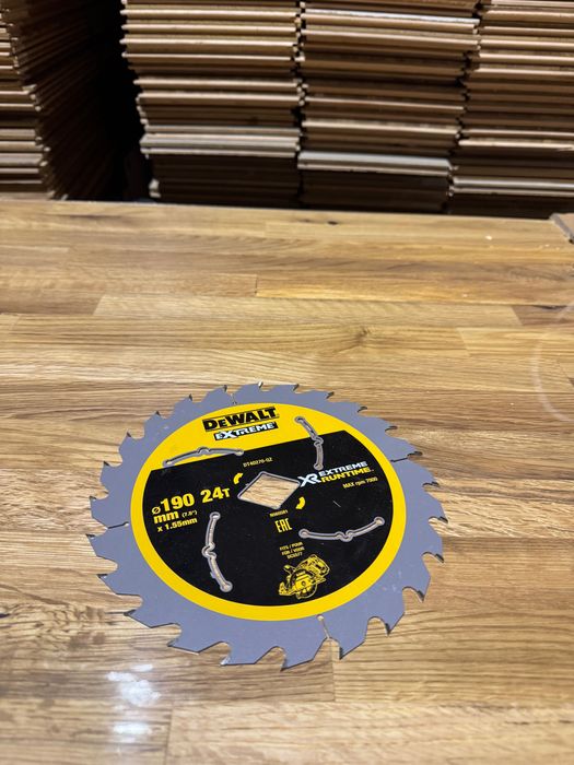 DeWalt tarcza 190x24z otwór romb