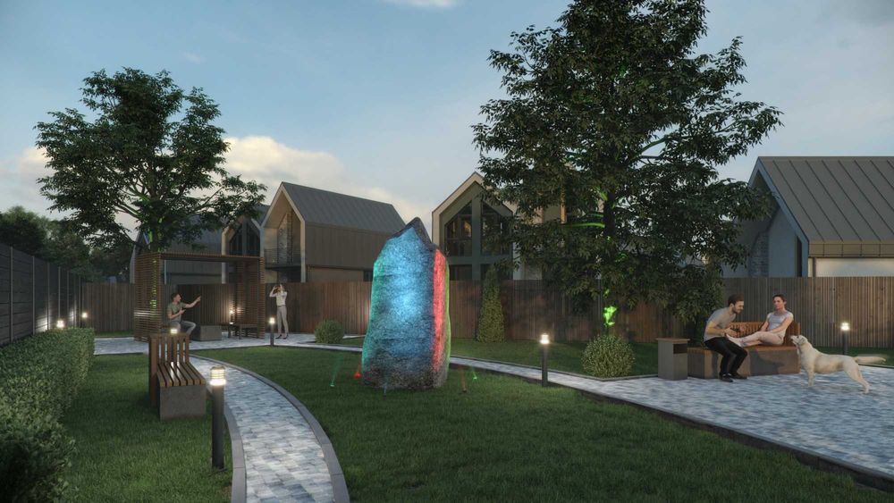 Стильний одноповерховий котедж біля Києва!