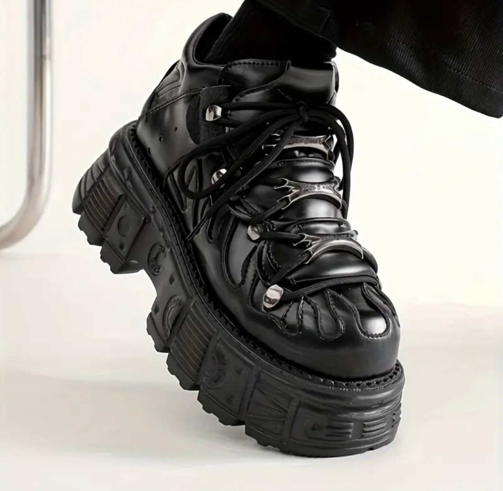 Ботинки женские New Rock панк рок y2k dollskill demonia черные 37-39р