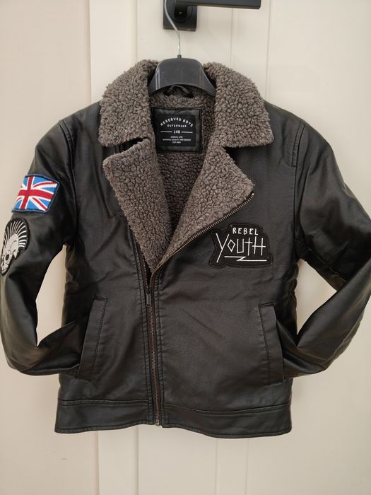 Kurtka z eko skóry Reserved roz146