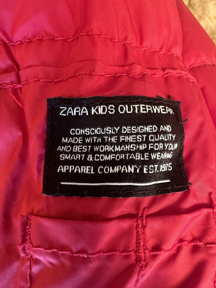 Kurtka zimowa Zara Kids rozmiar 140