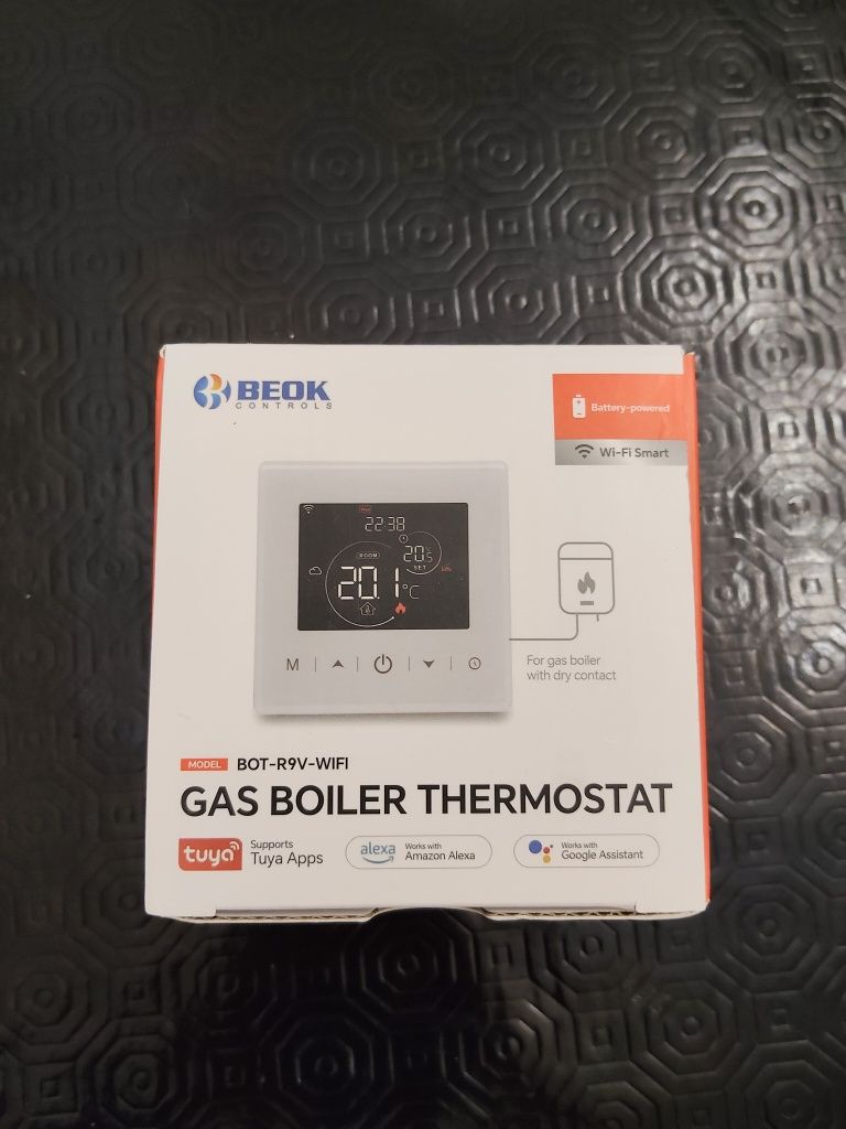 Termostato WIFI a bateria aquecimento da caldeira