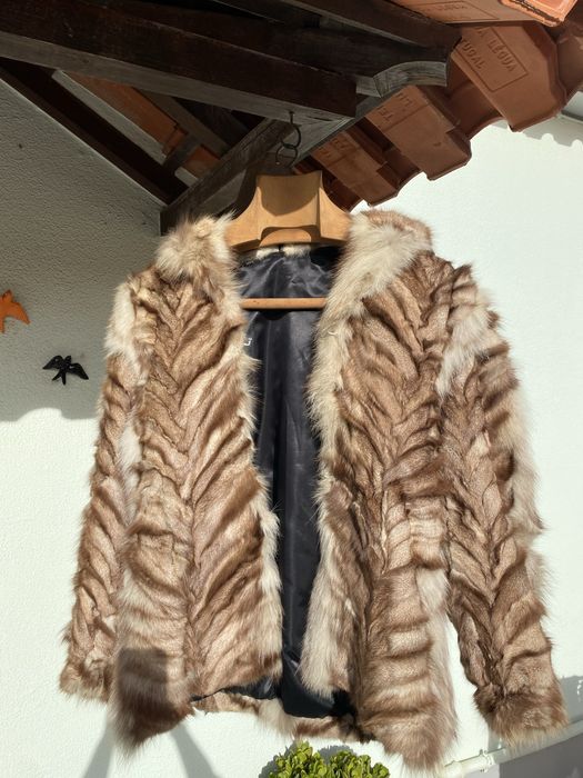 Casaco de pele de raposa