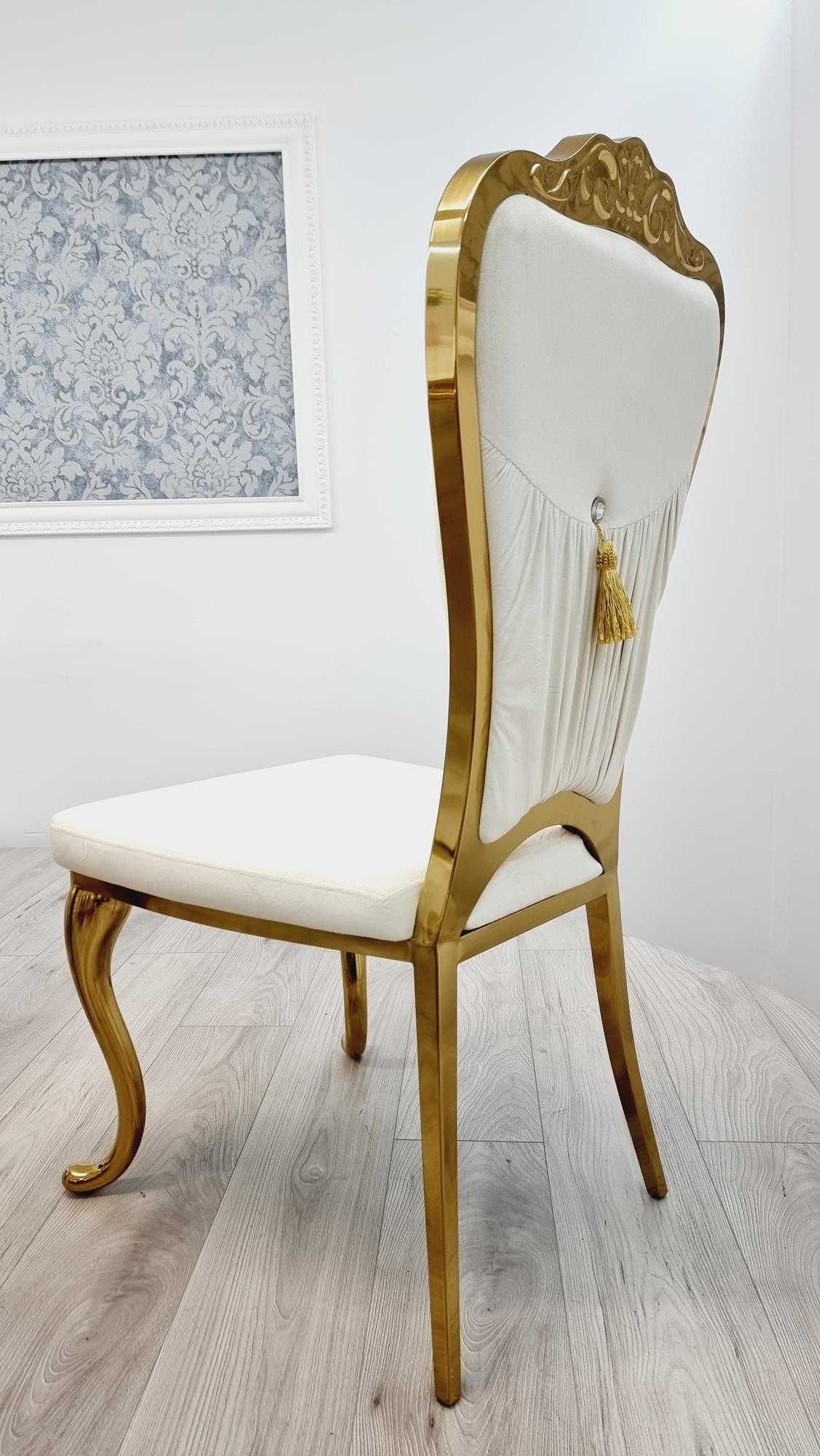 Stół Glamour 200x100 z 8 krzesłami Ludwik