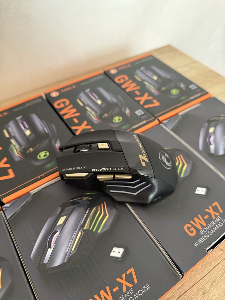 Бездротова ігрова миша IMICE GW-X7 3200 DPI, Dual mode, Bluetooth, RGB