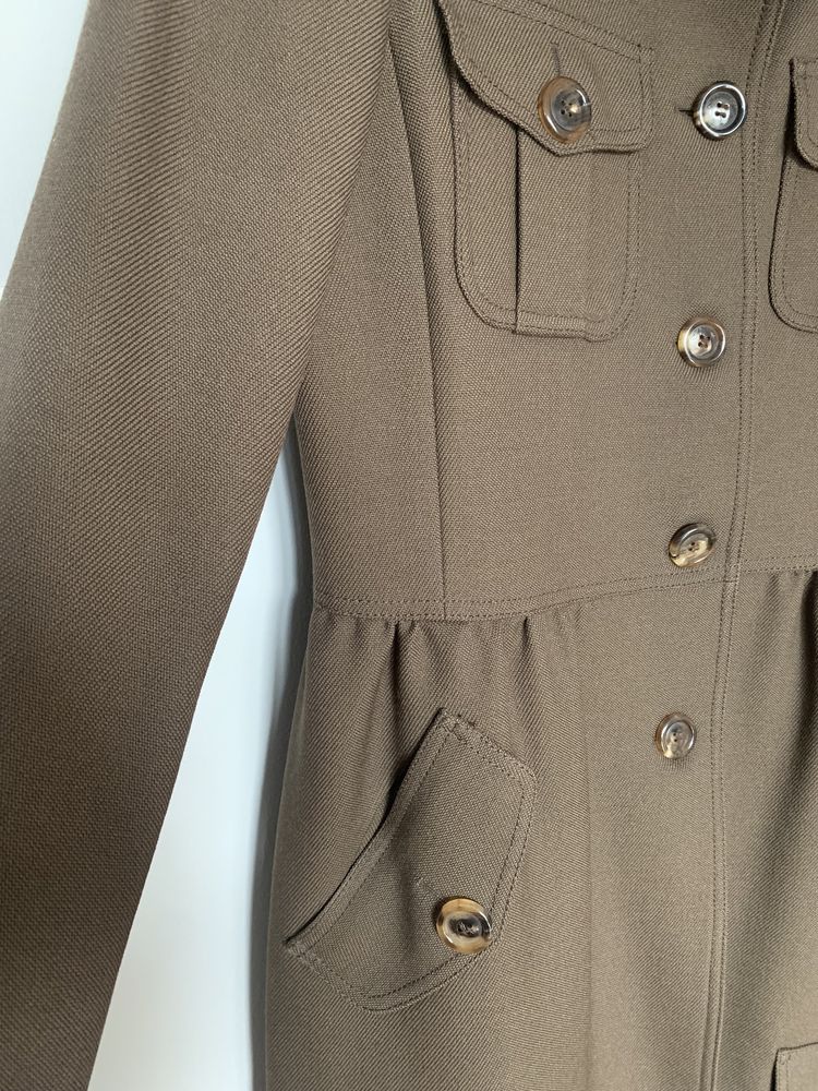 Płaszcz w stylu wojskowym MOSCHINO