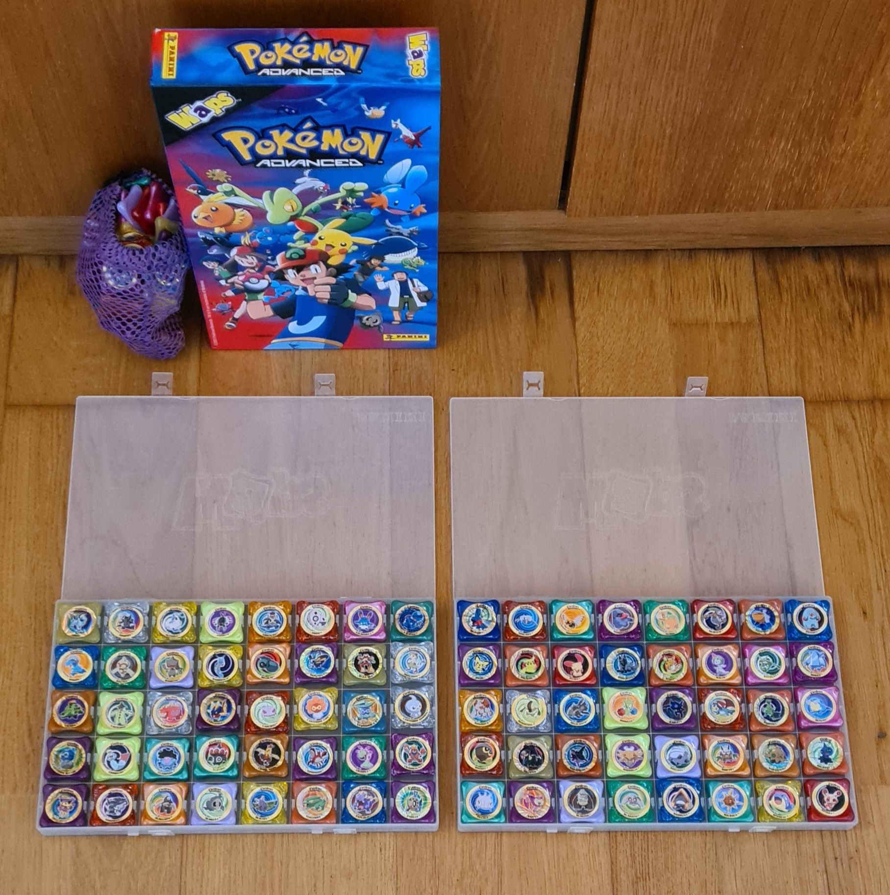 WAPS Pokemon coleção completa + 96 extra
