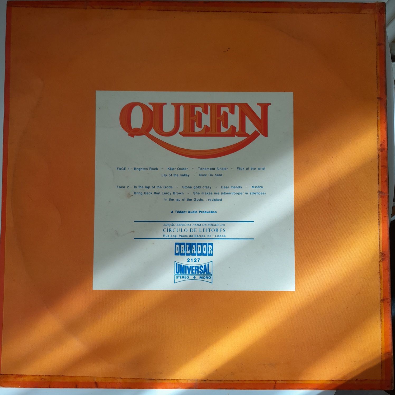 LP's QUEEN - Sheer Heart Attack - 1976
SHEER HEART ATTACK (EDI. CÍRCUL