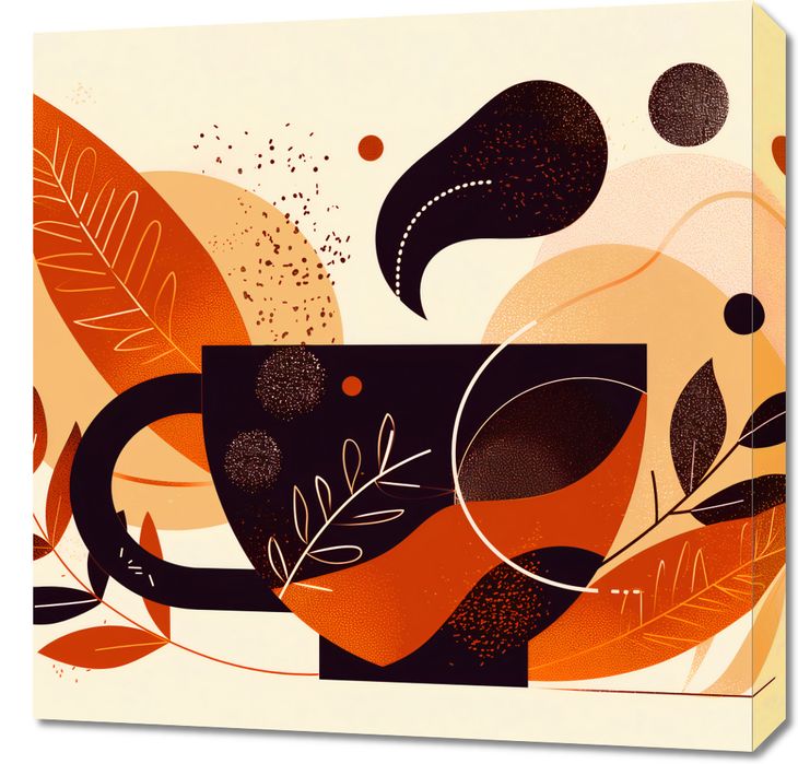 Obraz 60x60cm Wachlarz Ciepła