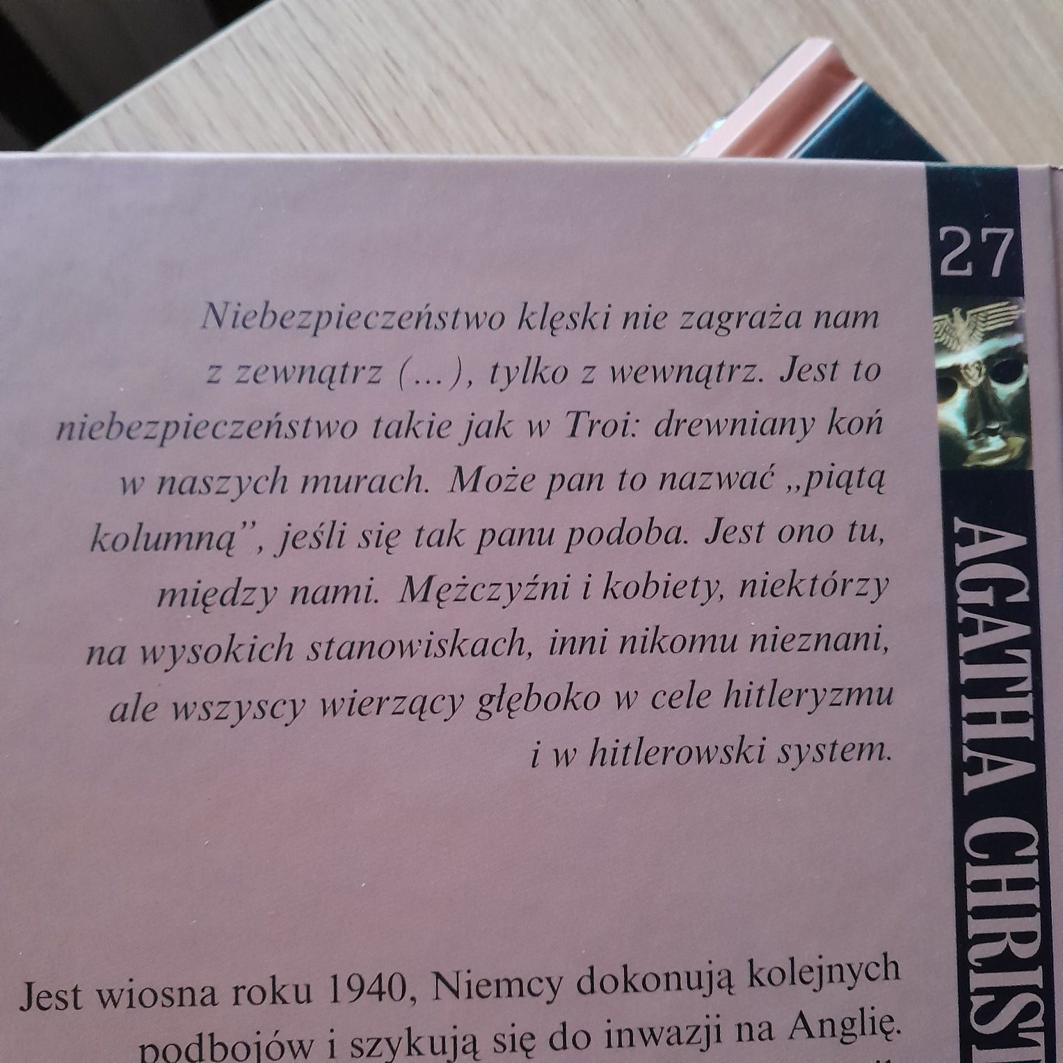 Kryminał A. Christie N czy M?,  nowa twarda Hachette